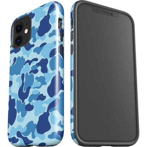 Light Blue Street Camo iPhone 12 Impact Case