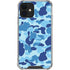 Light Blue Street Camo iPhone 12 Mini Clear Case