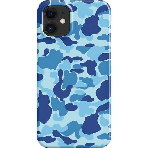 Light Blue Street Camo iPhone 12 Mini Lite Case