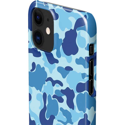 Light Blue Street Camo iPhone 12 Mini Lite Case
