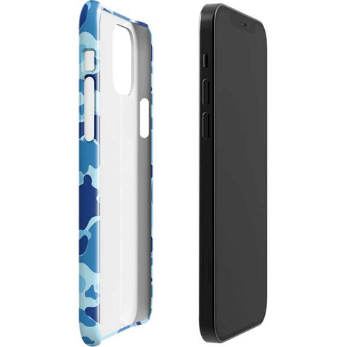 Light Blue Street Camo iPhone 12 Mini Lite Case