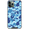 Light Blue Street Camo iPhone 12 Pro Max Clear Case