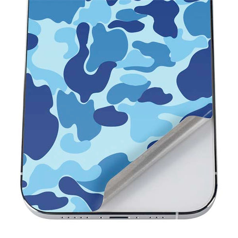 Light Blue Street Camo iPhone 12 Pro Max Skin