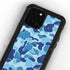 Light Blue Street Camo iPhone 12 Pro Max Waterproof Case