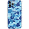Light Blue Street Camo iPhone 12 Pro Skin