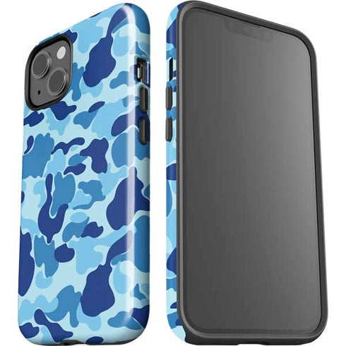 Light Blue Street Camo iPhone 13 Impact Case