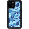Light Blue Street Camo iPhone 13 Mini Waterproof Case