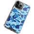 Light Blue Street Camo iPhone 13 Pro Max Clear Case