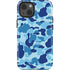Light Blue Street Camo iPhone 15 Impact Case