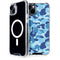 Light Blue Street Camo iPhone 14 Plus MagSafe Case