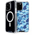 Light Blue Street Camo iPhone 15 Pro Max MagSafe Case