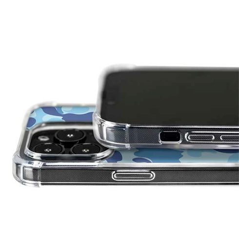 Light Blue Street Camo iPhone 14 Pro Max MagSafe Case