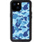 Light Blue Street Camo iPhone 15 Plus Waterproof Case