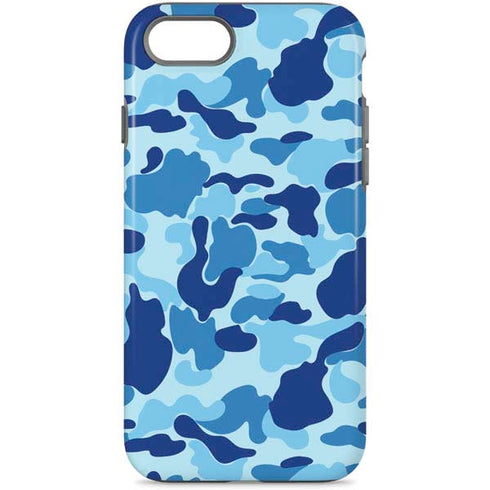Light Blue Street Camo iPhone 8 Pro Case