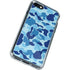 Light Blue Street Camo iPhone SE (2nd & 3rd Gen) Clear Case