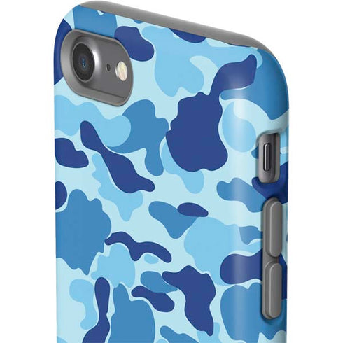 Light Blue Street Camo iPhone SE (2nd & 3rd Gen) Pro Case