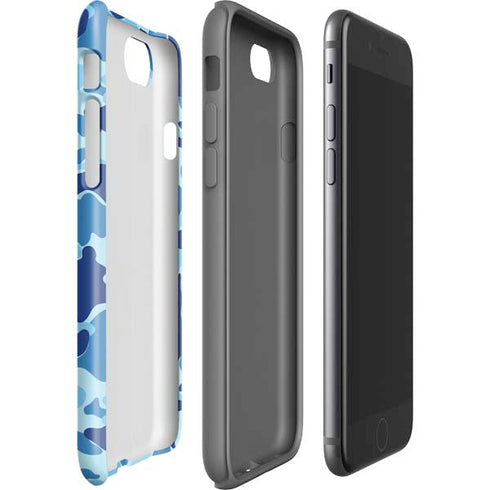 Light Blue Street Camo iPhone SE (2nd & 3rd Gen) Pro Case