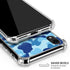 Light Blue Street Camo iPhone XR Clear Case