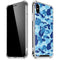Light Blue Street Camo iPhone XS Max Clear Case