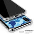Light Blue Street Camo iPhone XS Max Clear Case