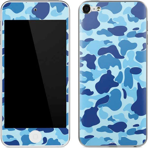 Light Blue Street Camo Apple iPod Skin