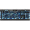 Light Blue Street Camo K95 RGB PLATINUM Mechanical Gaming Keyboard Skin