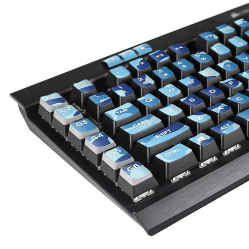 Light Blue Street Camo K95 RGB PLATINUM Mechanical Gaming Keyboard Skin