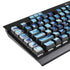 Light Blue Street Camo K95 RGB PLATINUM Mechanical Gaming Keyboard Skin