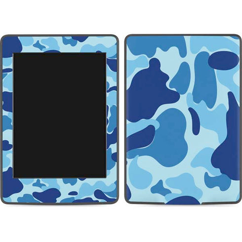 Light Blue Street Camo Amazon Kindle Skin