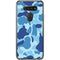 Light Blue Street Camo LG K51/Q51 Clear Case