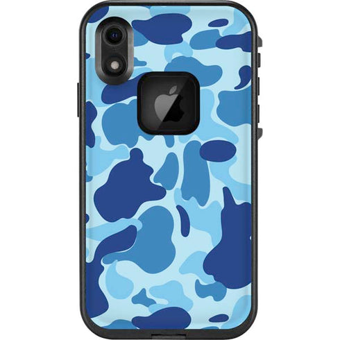 Light Blue Street Camo LifeProof Fre iPhone Skin