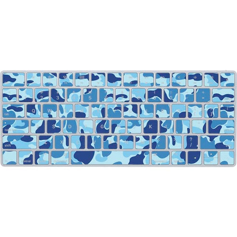 Light Blue Street Camo Magic Keyboard Skin