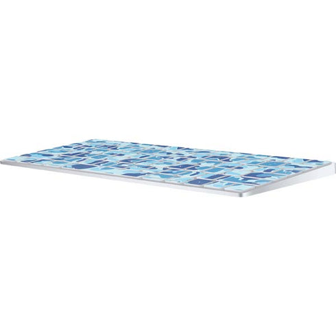 Light Blue Street Camo Magic Keyboard Skin