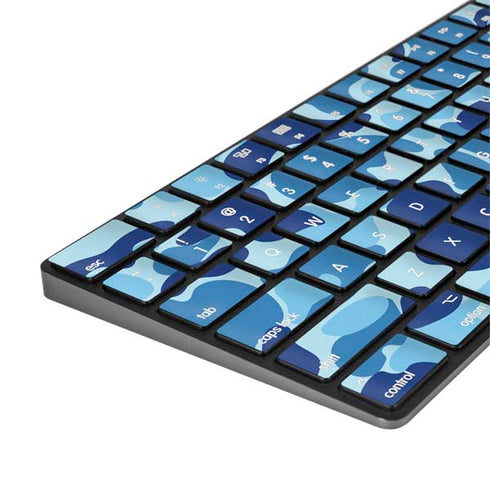 Light Blue Street Camo Magic Keyboard with Numeric Keypad Skin