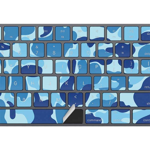 Light Blue Street Camo Magic Keyboard with Numeric Keypad Skin