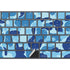Light Blue Street Camo Magic Keyboard with Numeric Keypad Skin