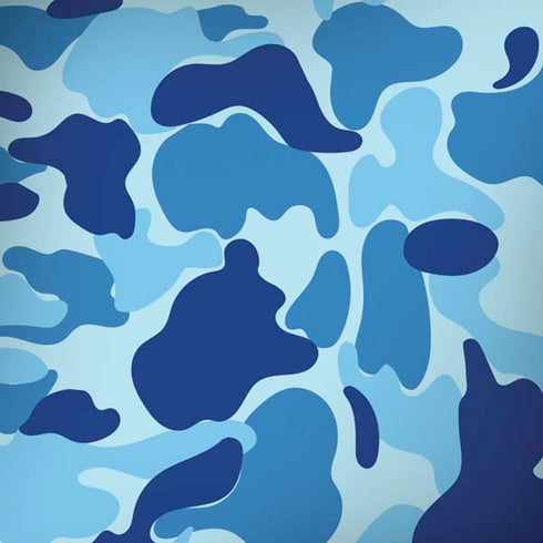 Light Blue Street Camo Moto G6 Skin