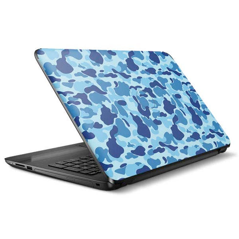 Light Blue Street Camo HP Notebook Skin