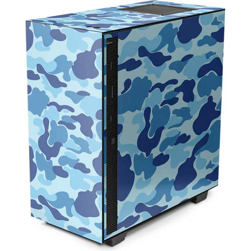 Light Blue Street Camo NZXT H510 Compact ATX Mid-Tower Case Skin