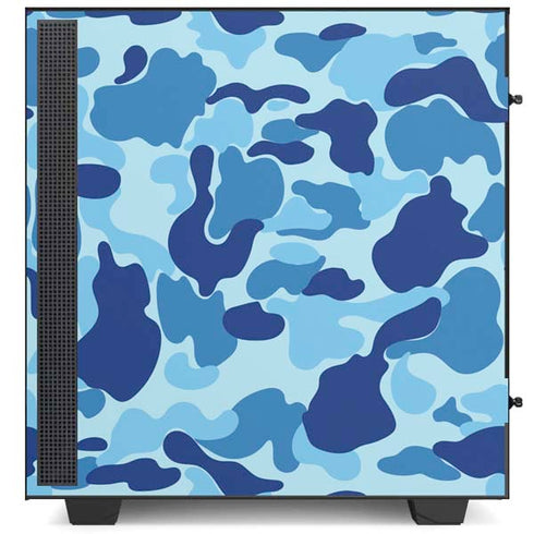 Light Blue Street Camo NZXT H510 Compact ATX Mid-Tower Case Skin
