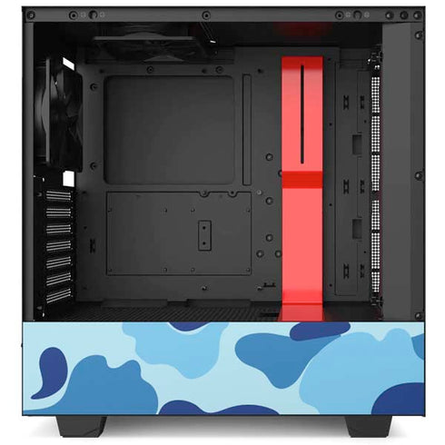 Light Blue Street Camo NZXT H510 Compact ATX Mid-Tower Case Skin