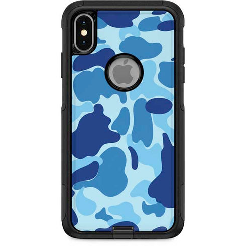 Light Blue Street Camo Otterbox Commuter iPhone Skin
