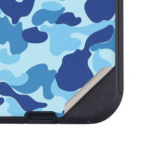 Light Blue Street Camo Otterbox Defender iPhone Skin