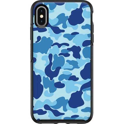 Light Blue Street Camo Otterbox Symmetry iPhone Skin