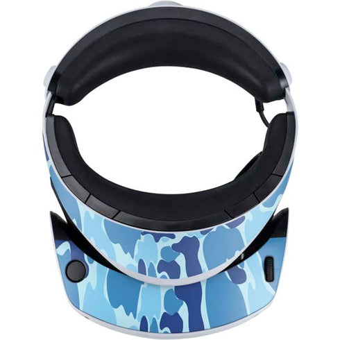Light Blue Street Camo PlayStation VR2 Skin