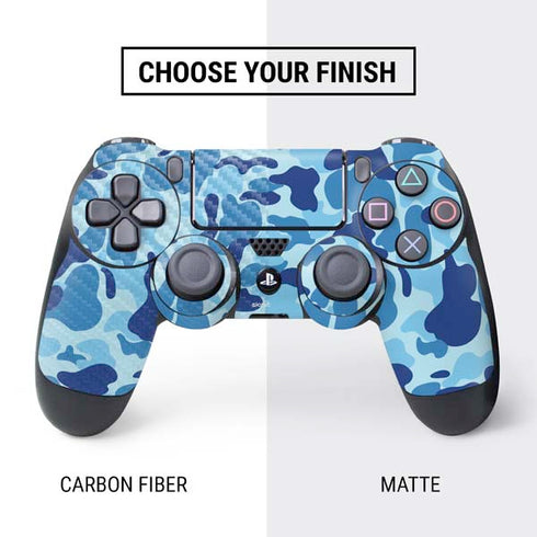 Light Blue Street Camo PS4 Pro/Slim Controller Skin