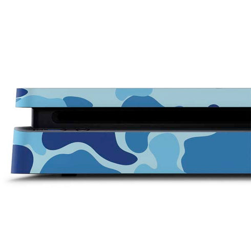 Light Blue Street Camo PS4 Slim Skin