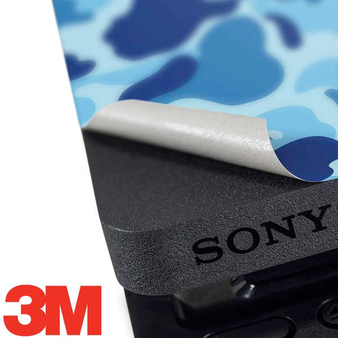Light Blue Street Camo PS4 Slim Skin