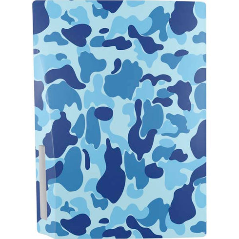 Light Blue Street Camo PS5 Console Skin