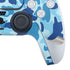 Light Blue Street Camo PS5 Slim Digital Edition Bundle Skin